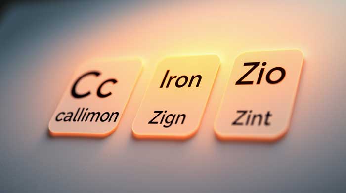 مواد معدنی مورد نیاز بدن