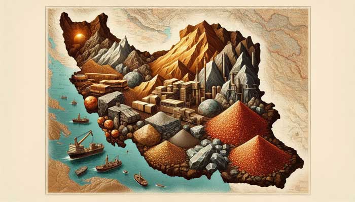 چند نوع ماده معدنی در ایران وجود دارد؟