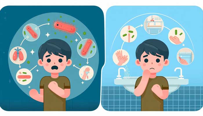 ورود باکتری به بدن و نحوه از بین رفتن آن