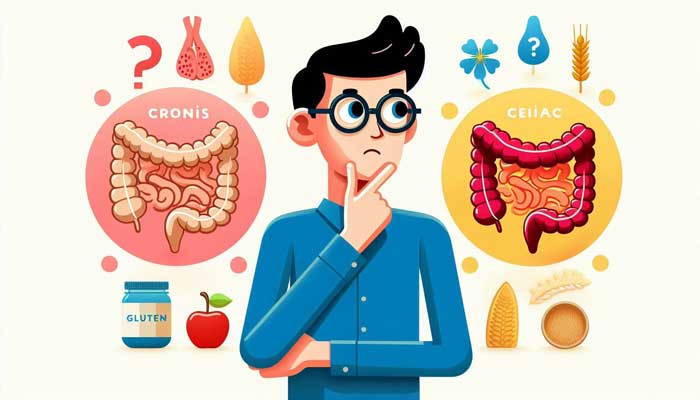 بیماری گوارشی سلیاک و کرون