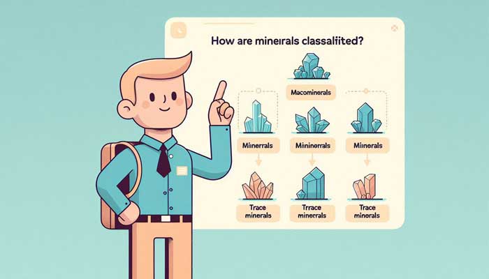 دسته بندی مواد معدنی