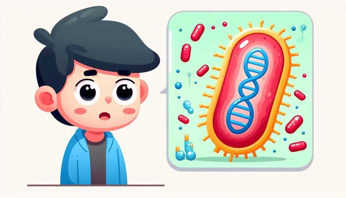 کروموزوم و سلول های یک باکتری