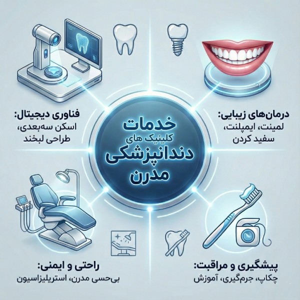 خدمات کلینیک‌های مدرن که مطب‌های سنتی ارائه نمی‌دهند